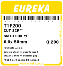 T1F200 - Cut Screw -T1F200_Label_T